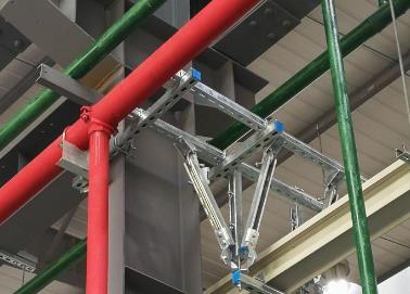 威海市该抗震支架的整体式支吊架结构协调性好